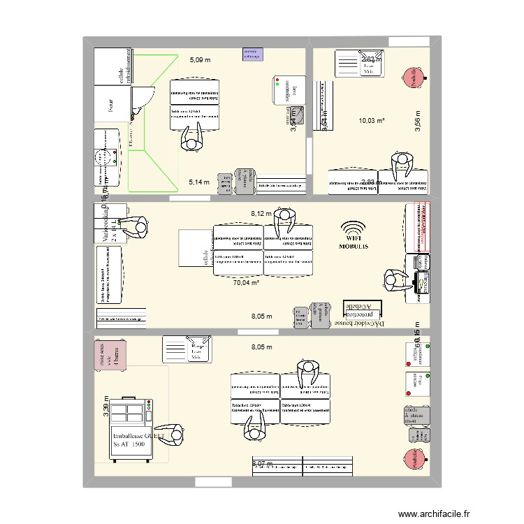 Salon v3. Plan de 0 pièce et 0 m2