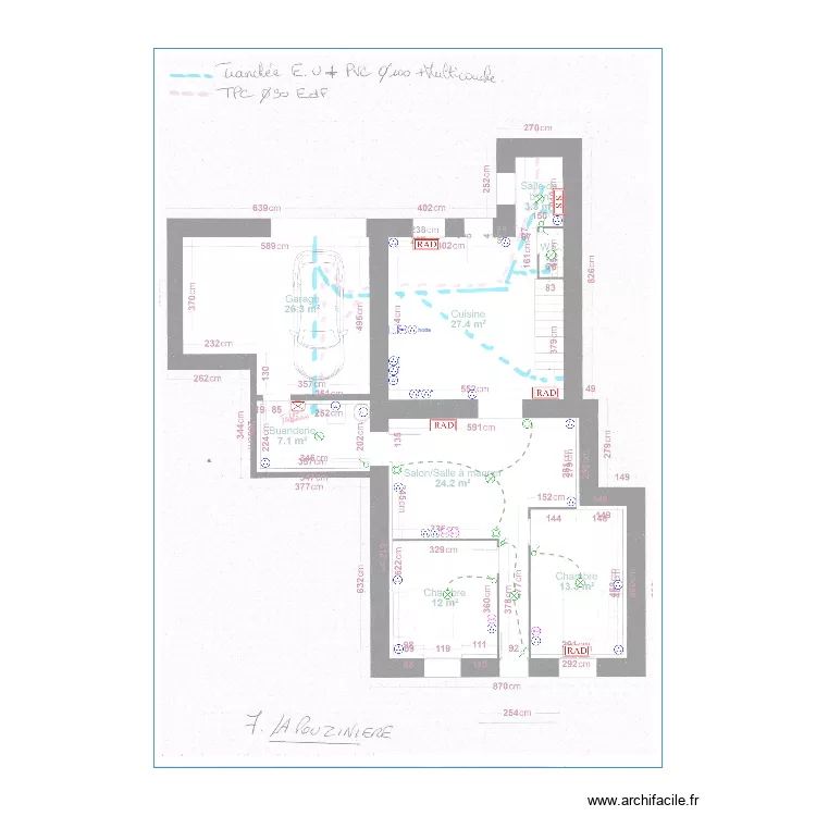 MAISON 7. Plan de 
