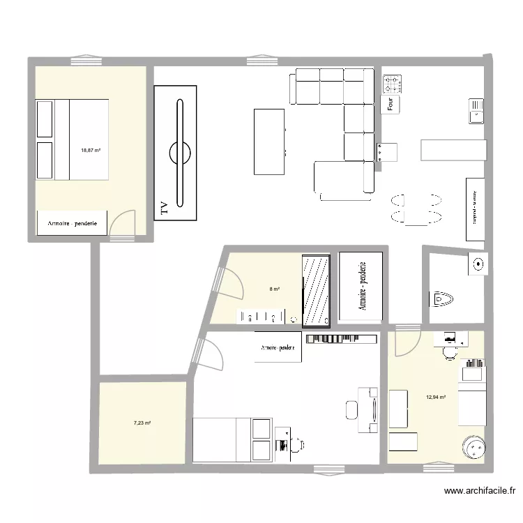 maison vanves. Plan de 4 et 47 m² maison vanves. Plan de 4 et 47 m²