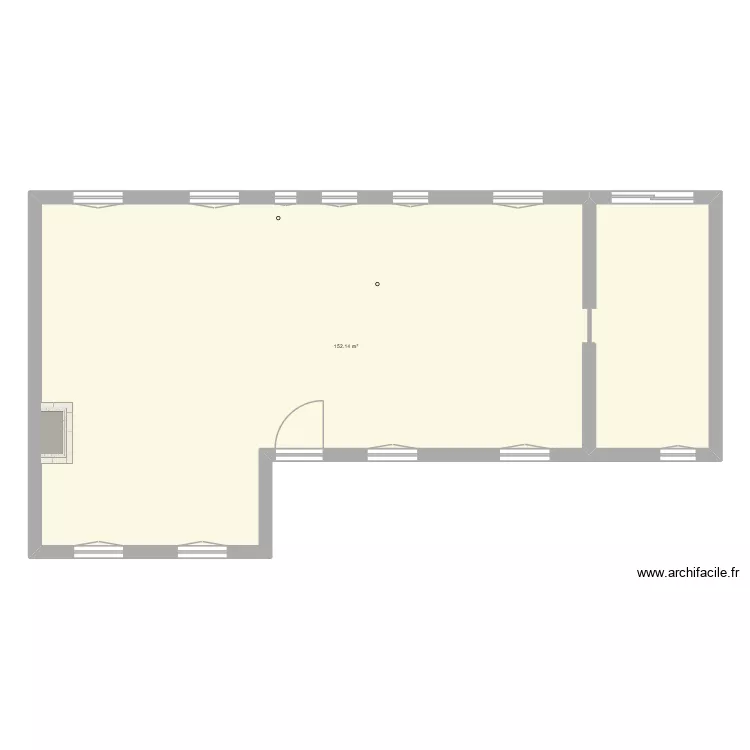 MARS26 vide. Plan de 1  et 152 m²