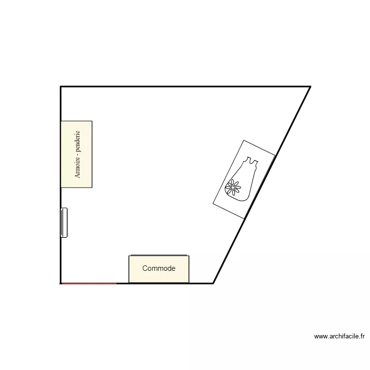chmabre b&eacute;b&eacute;. Plan de 