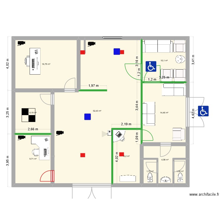 ESCAPE ROCHEBOIS sept 2025. Plan de 10 pièces et 128 m2