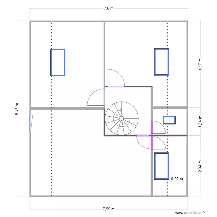 11 pour SoliHa 1er etage. Plan de 11 pour SoliHa 1er etage. Plan de