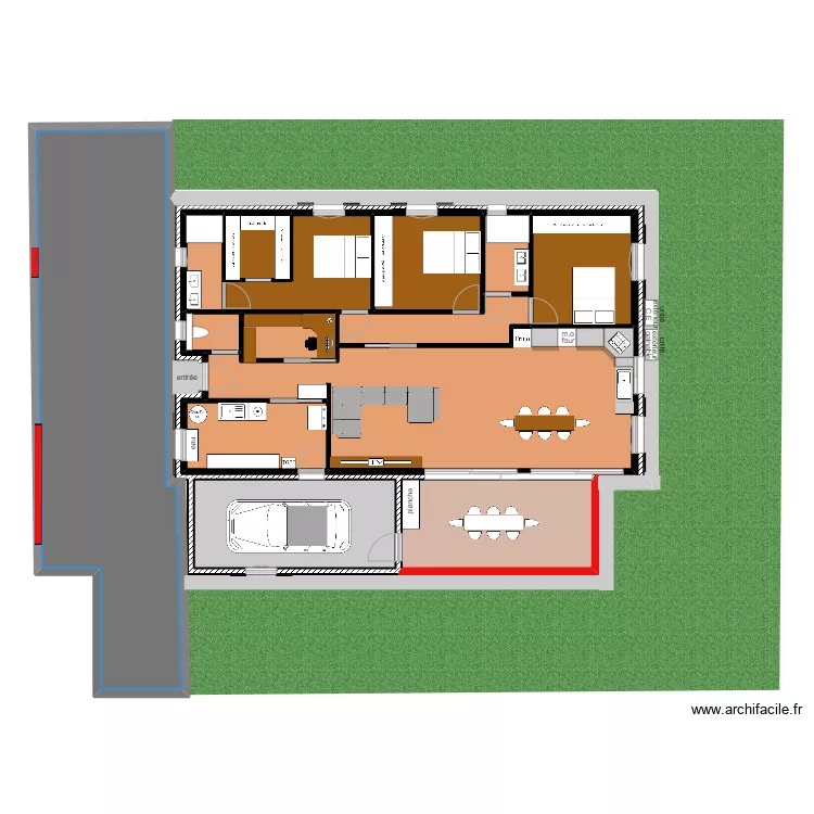 plan habitation am&eacute;nager  2. Plan de 