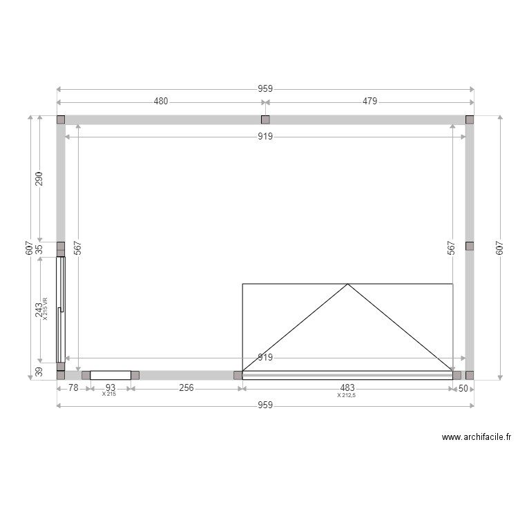 TAINMONT ELEVATION. Plan de 1 pièce et 52 m2