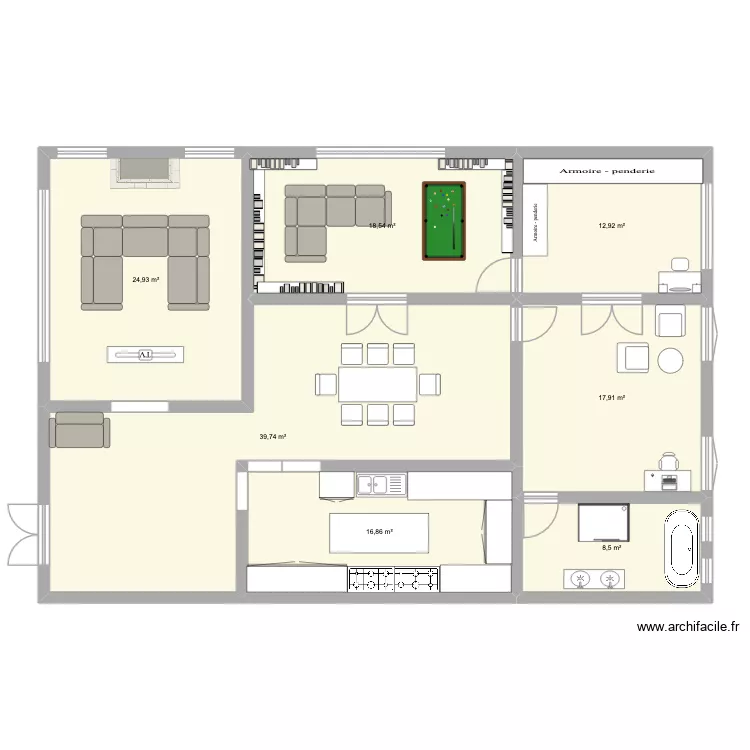 Future appart NY. Plan de 7 et 139 m² Future appart NY. Plan de 7 et 139 m²