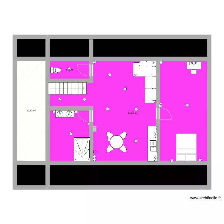 maison du milieu app 7. Plan de 7 pièces et 116 m² maison du milieu app 7. Plan de 7 pièces et 116 m²