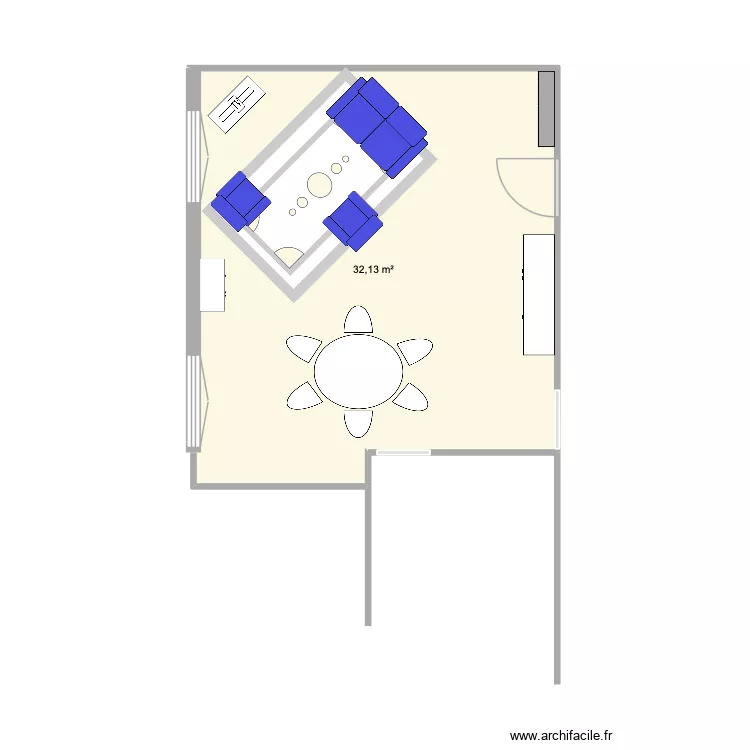 ALINE SEJOUR 7. Plan de 1 et 32 m² ALINE SEJOUR 7. Plan de 1 et 32 m²