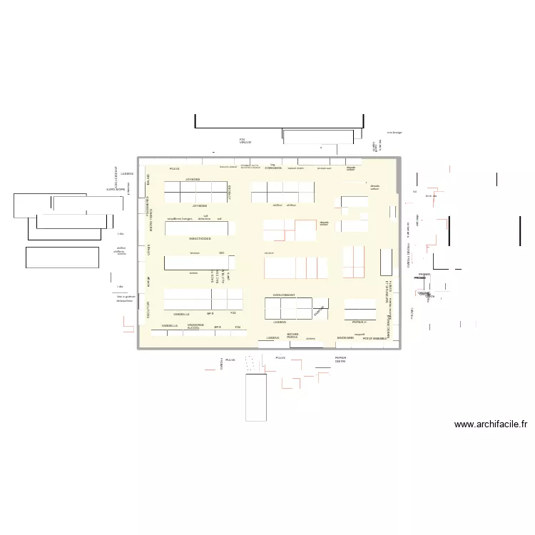 MAG 3.91. Plan de 1  et 281 m²