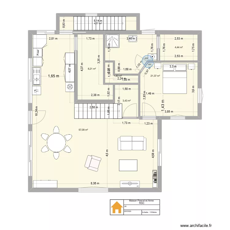 maisonV9. Plan de 