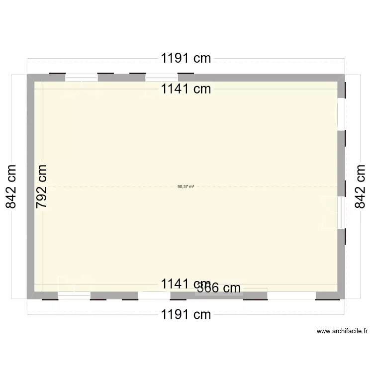 Maison 10-24. Plan de 