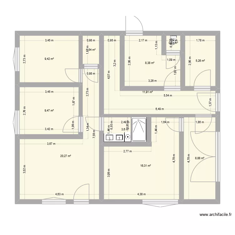 Aime derniere version pour meubles. Plan de 23  et 308 m²