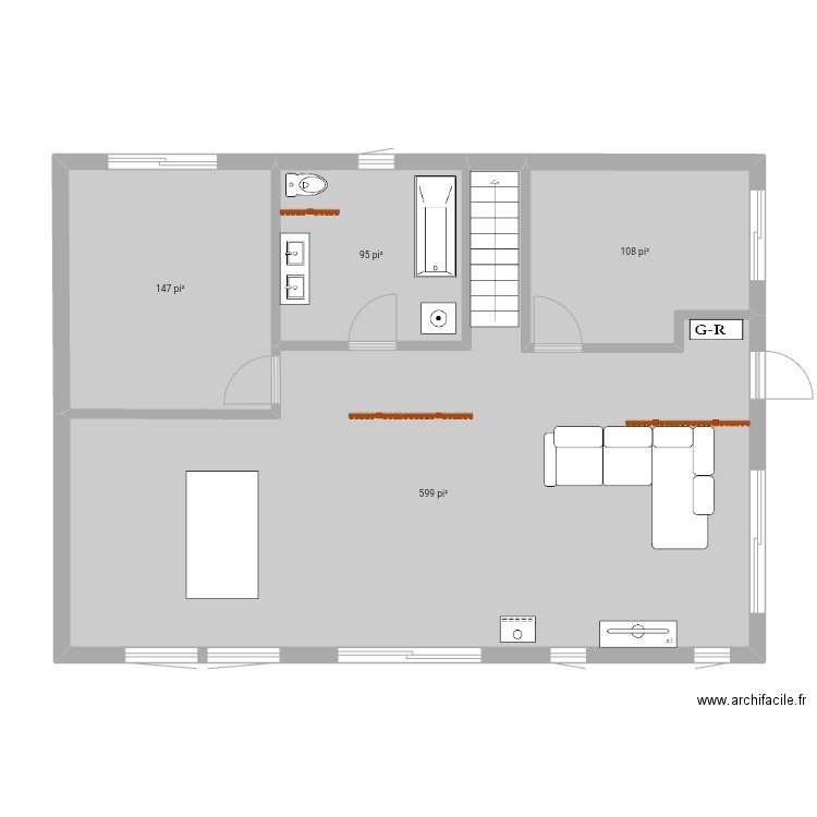 Option 6. Plan de 0 pièce et 0 m2