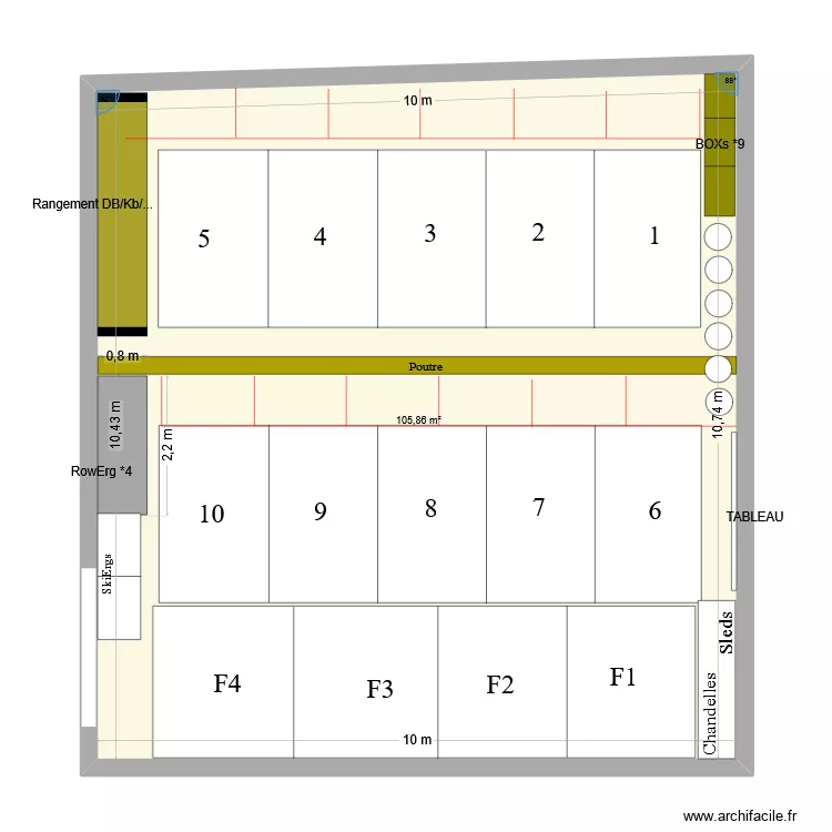 Septembre. Plan de 1 et 106 m² Septembre. Plan de 1 et 106 m²