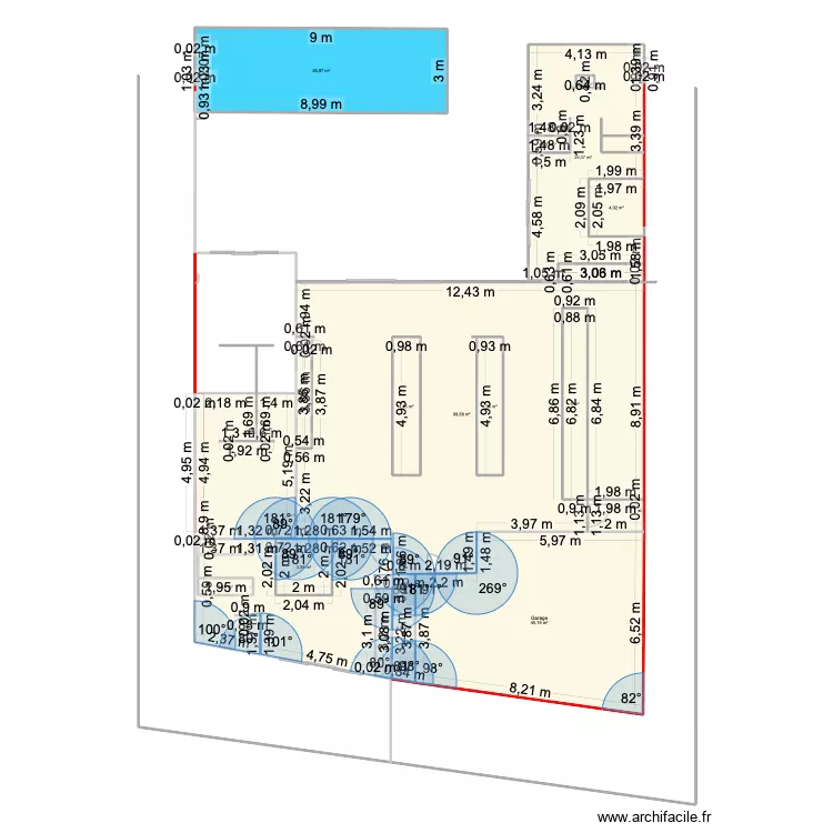 Tahiti Valority. Plan de 