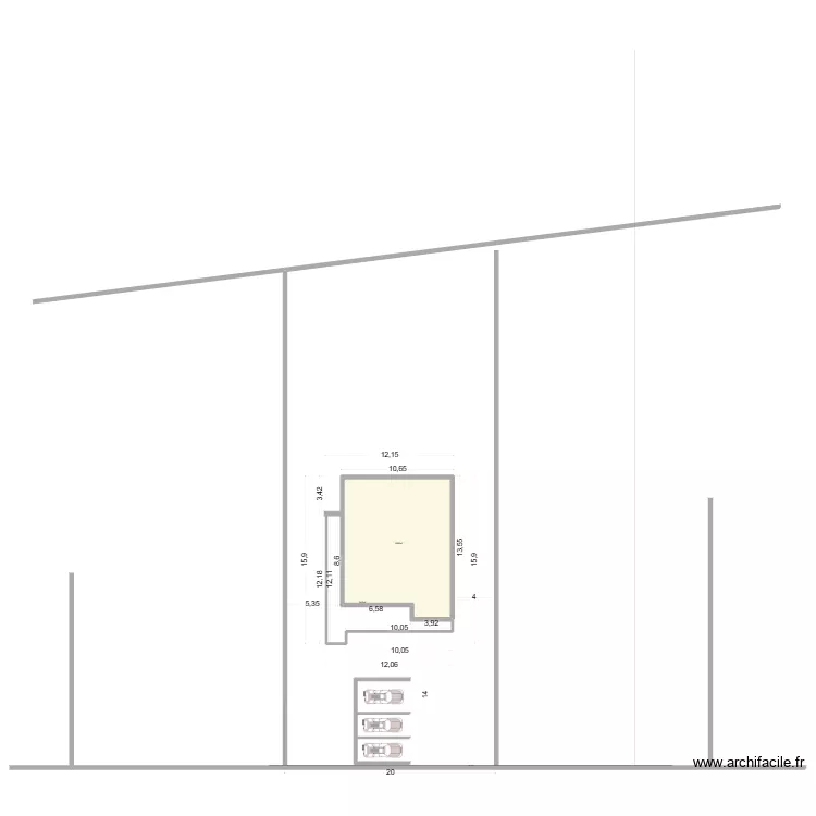 plan de masse maison en sigal v1. Plan de 2 Pièces et 161 m² plan de masse maison en sigal v1. Plan de 2 Pièces et 161 m²