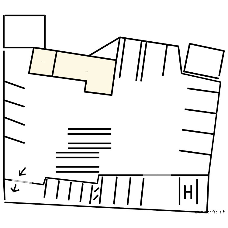 lavage le muy 1. Plan de 2 pièces et 146 m2