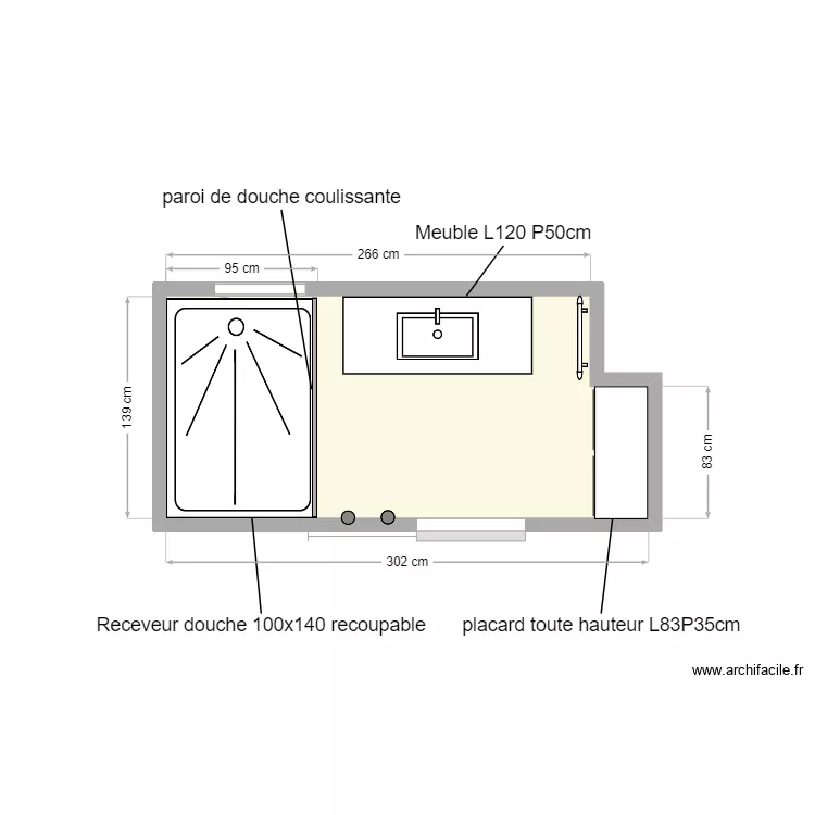 FANCIULLO SDB parentale. Plan de 