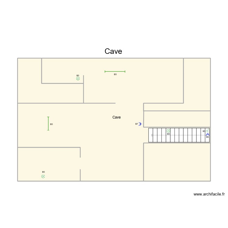 cave. Plan de 0 pièce et 0 m2