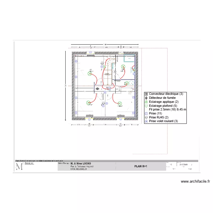 IMPLANT LOCKO ETAGE. Plan de IMPLANT LOCKO ETAGE. Plan de