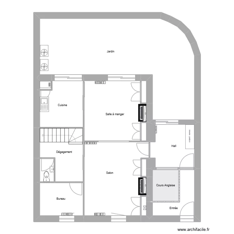 Vincent Viala Niveau 1 projet. Plan de 17 et 118 m² Vincent Viala Niveau 1 projet. Plan de 17 et 118 m²