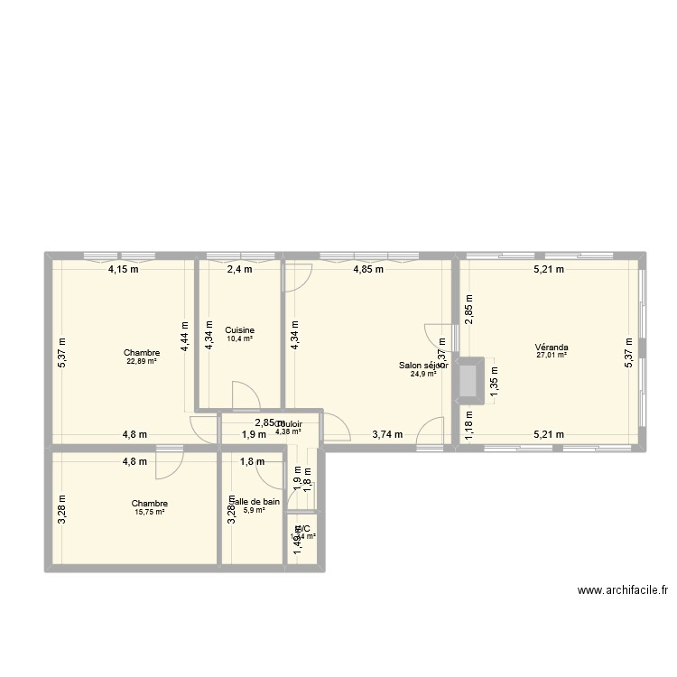 HABLOT. Plan de 17 pièces et 345 m2