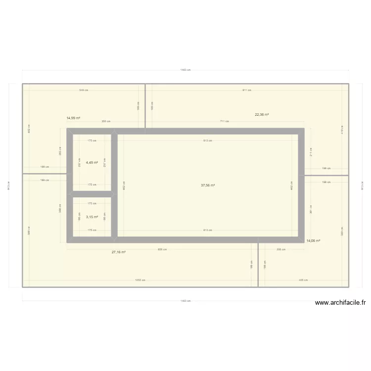 plan piscine. Plan de 