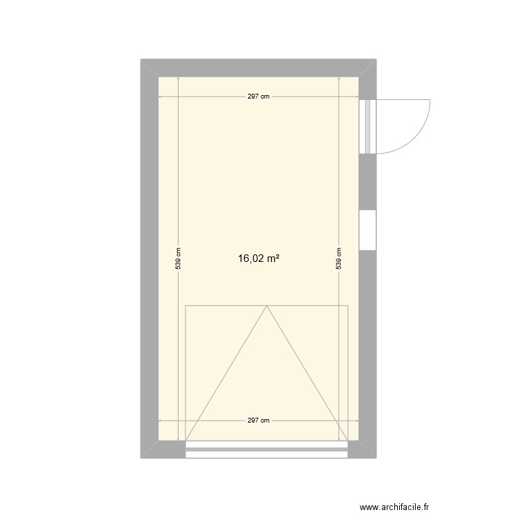 GARAGE. Plan de 0 pièce et 0 m2