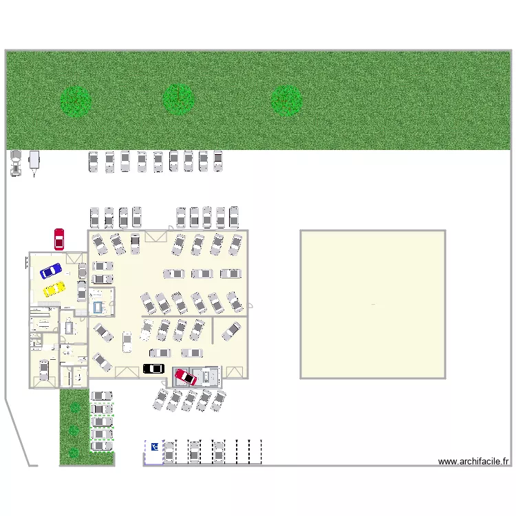 ac111rouen2. Plan de 14  et 1876 m²