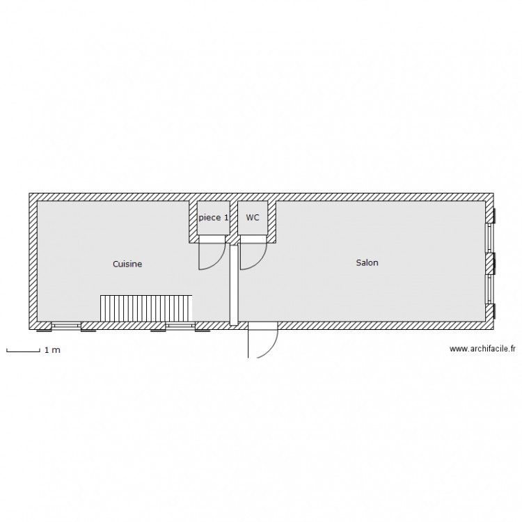 remy rdc. Plan de 0 pièce et 0 m2