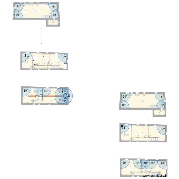 AMENAGEMENT 2. Plan de 14 pièces et 551 m2