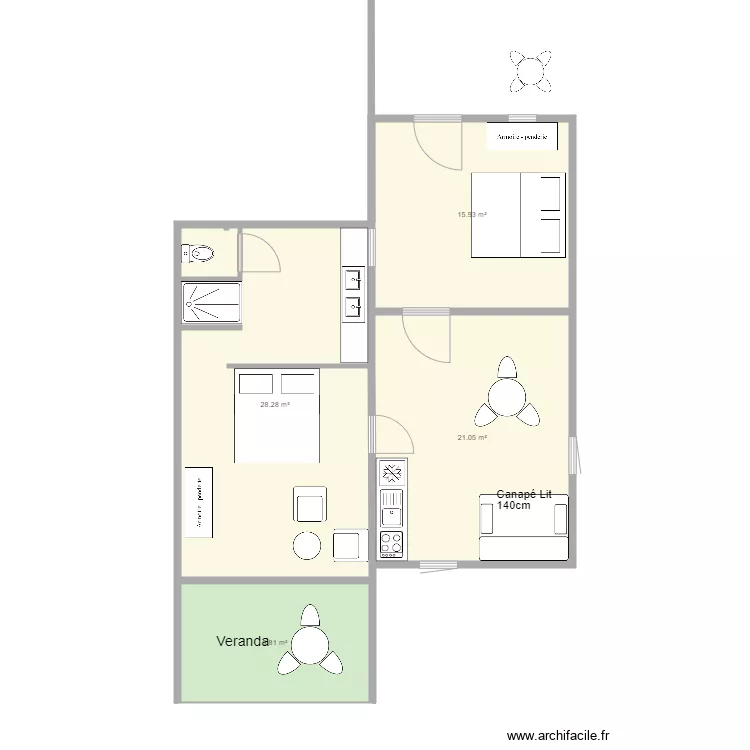 Gite PICASSO. Plan de 