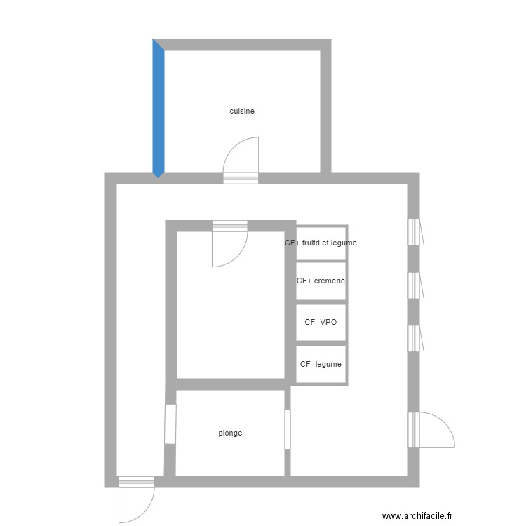 cuisine. Plan de 0 pièce et 0 m2