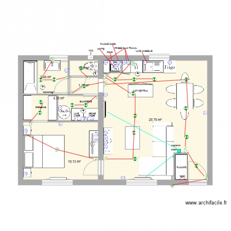 PLAN ELEC. Plan de 0 pièce et 0 m2