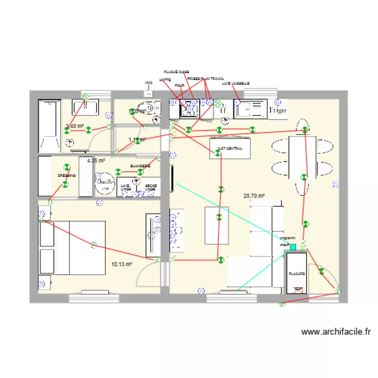 PLAN ELEC. Plan de 