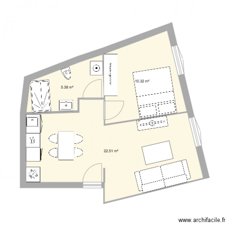 MONTFLEURY. Plan de 0 pièce et 0 m2