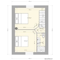 F3 rdc cote garage etage 1