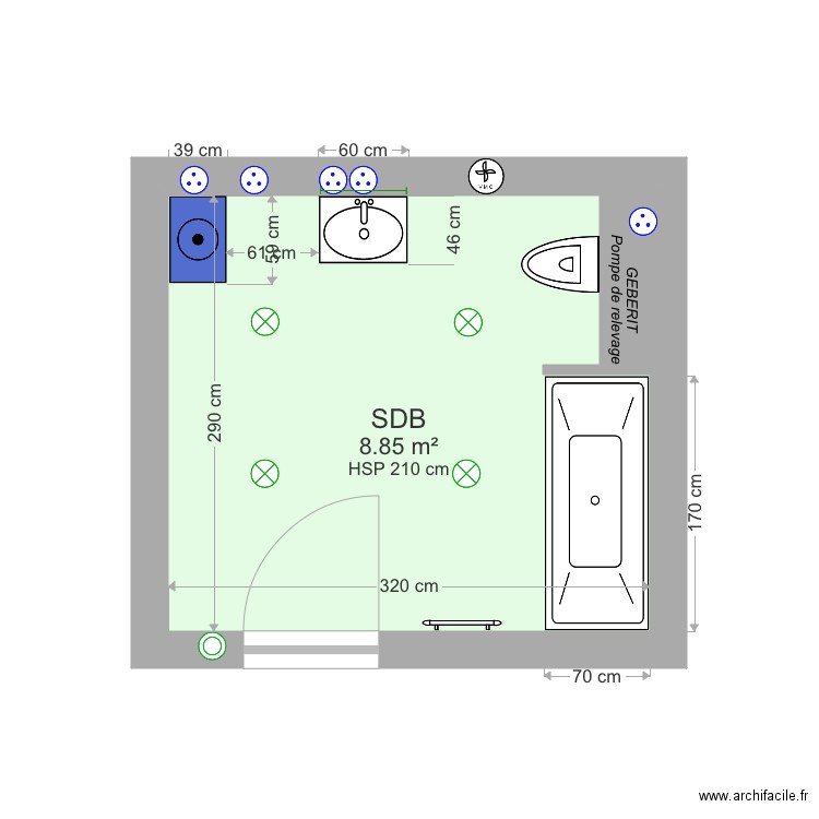 CDLC. Plan de 0 pièce et 0 m2