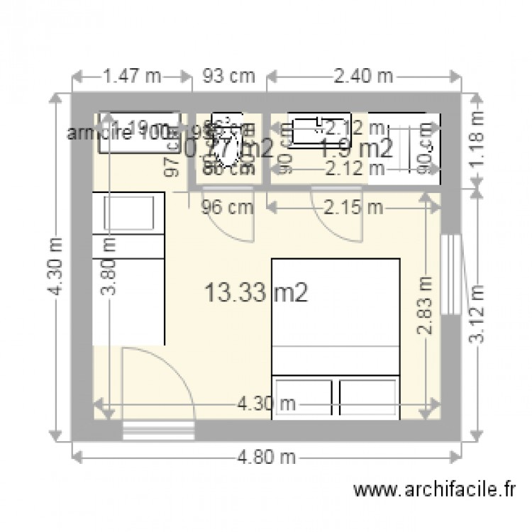 gite 2 agradissement 2. Plan de 0 pièce et 0 m2