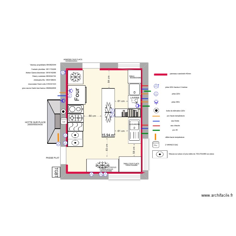 FLANDRIA012. Plan de 1 pièce et 16 m2