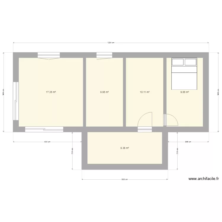 meuble houdetot 1. Plan de 