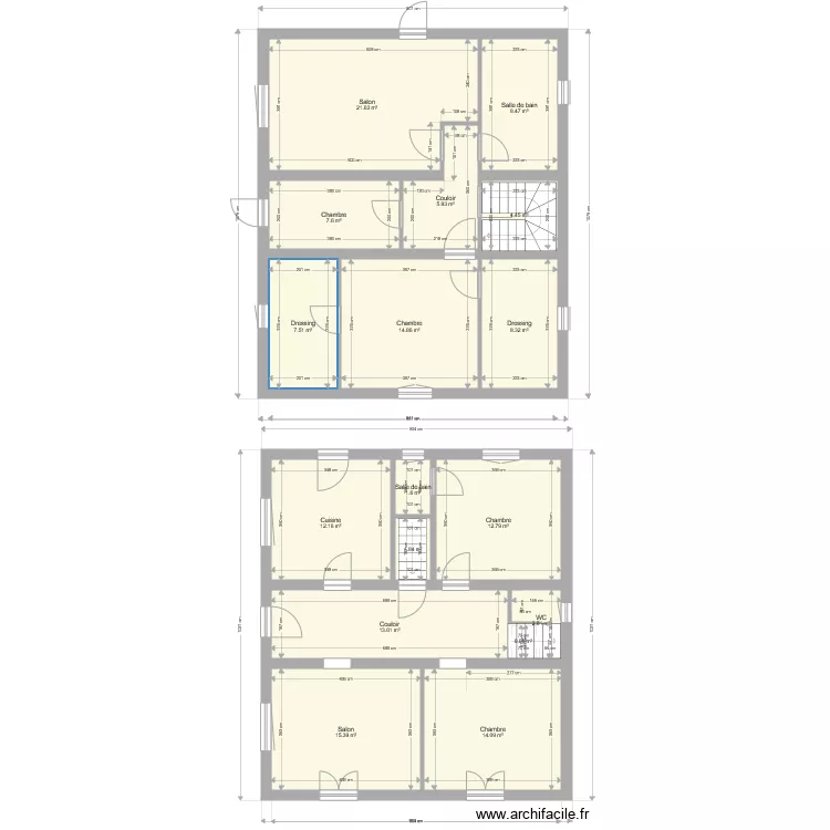 PLAN LAMEE RDC. Plan de 