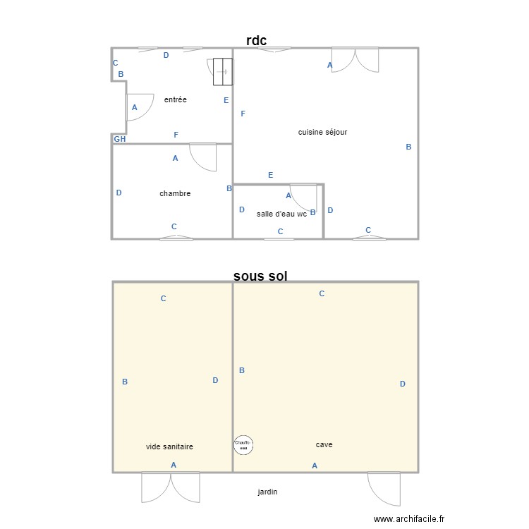 verlee PB. Plan de 0 pièce et 0 m2