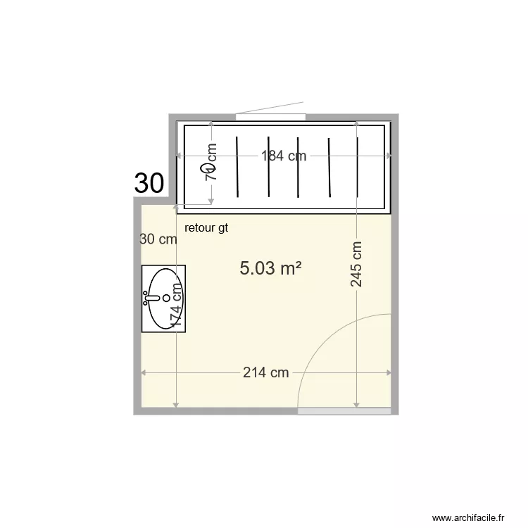 BEGHIN MICHEL. Plan de 