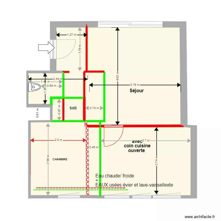 démolition. Plan de démolition. Plan de
