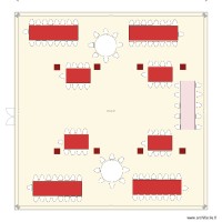 ELSA ET VINCENT 03 JUIN 2023 plan 2 TABLE RECTANGULAIRE