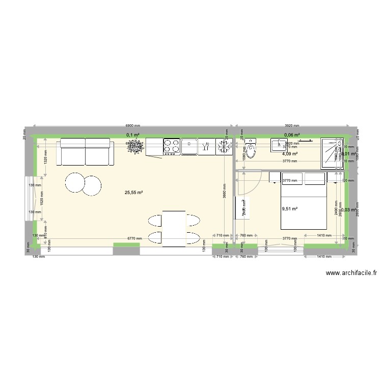 Atelier Projet. Plan de 0 pièce et 0 m2