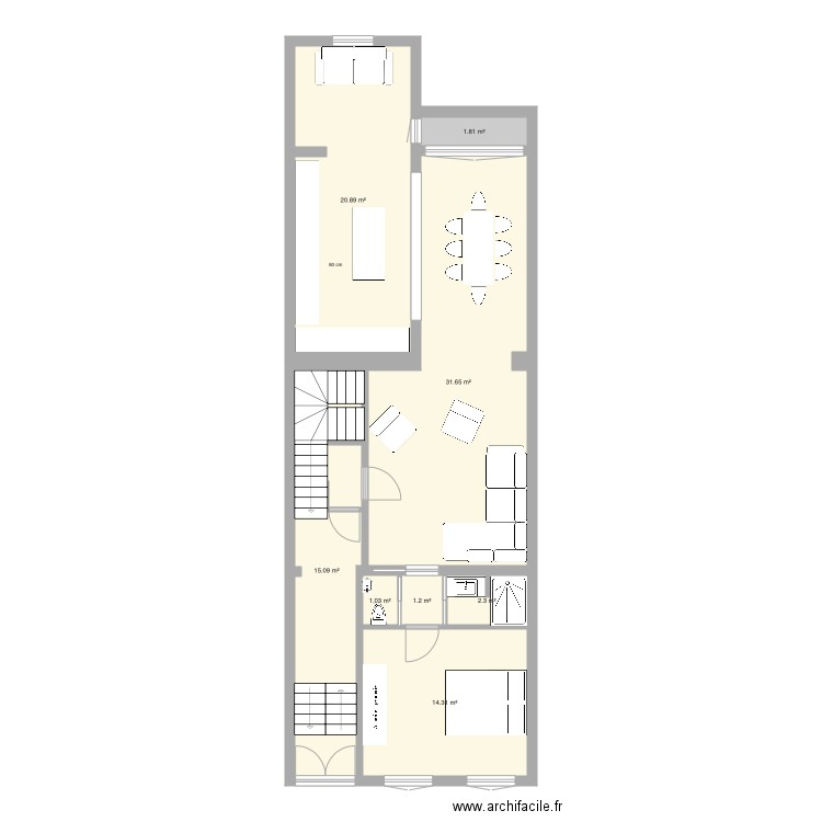 Tabellion Bel étage version 5. Plan de 0 pièce et 0 m2