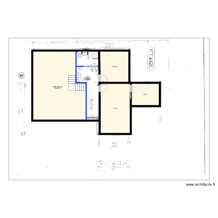 Mauguio étage1. Plan de 0 pièce et 0 m2