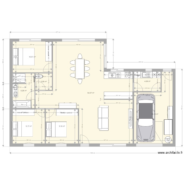 Plan Régine et Philippe. Plan de 0 pièce et 0 m2